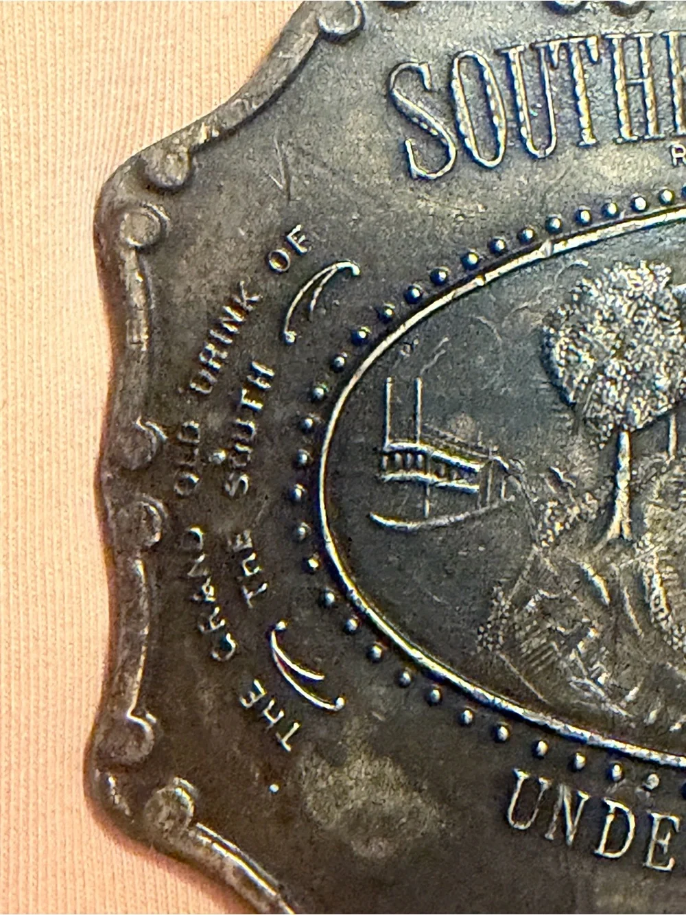 Vintage 1970’s Southern Comfort (Under Your Belt) Belt Buckle + A GIFT 🎁